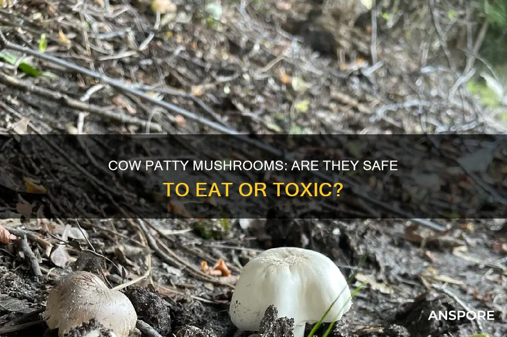 are mushrooms from cow patties safe
