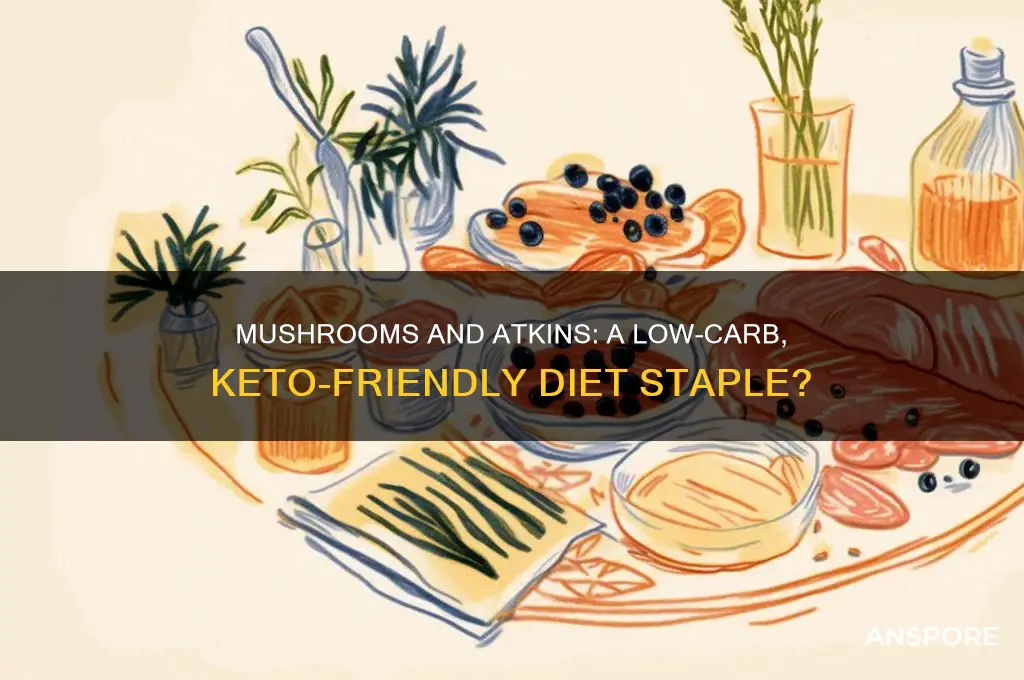 are mushrooms good for atkins diet
