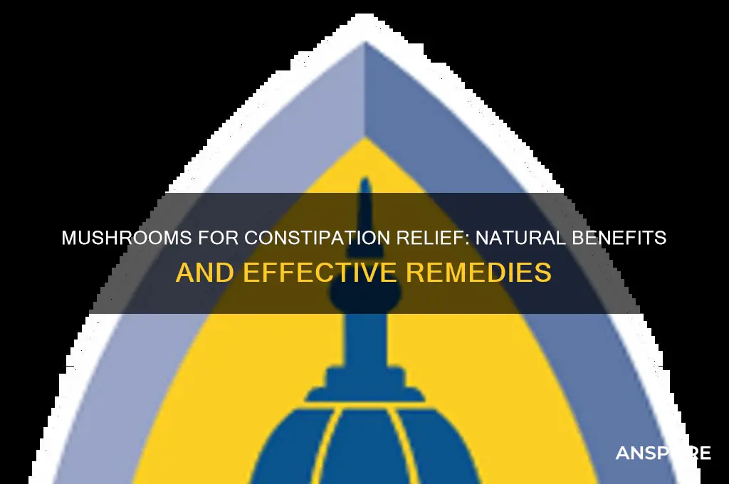 are mushrooms good for constipation