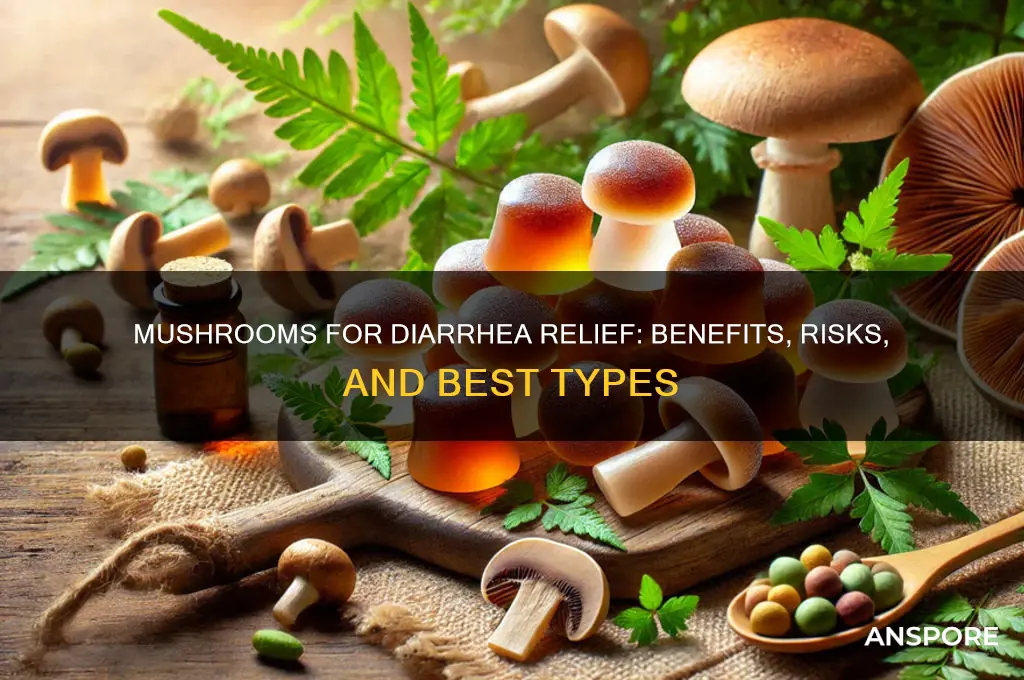 are mushrooms good for diarrhea