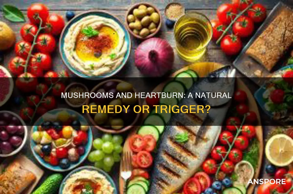 are mushrooms good for heartburn