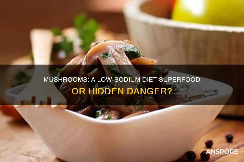 are mushrooms good for low sodium diet