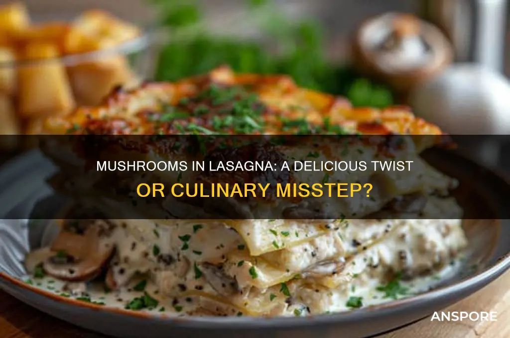are mushrooms good in lasagna