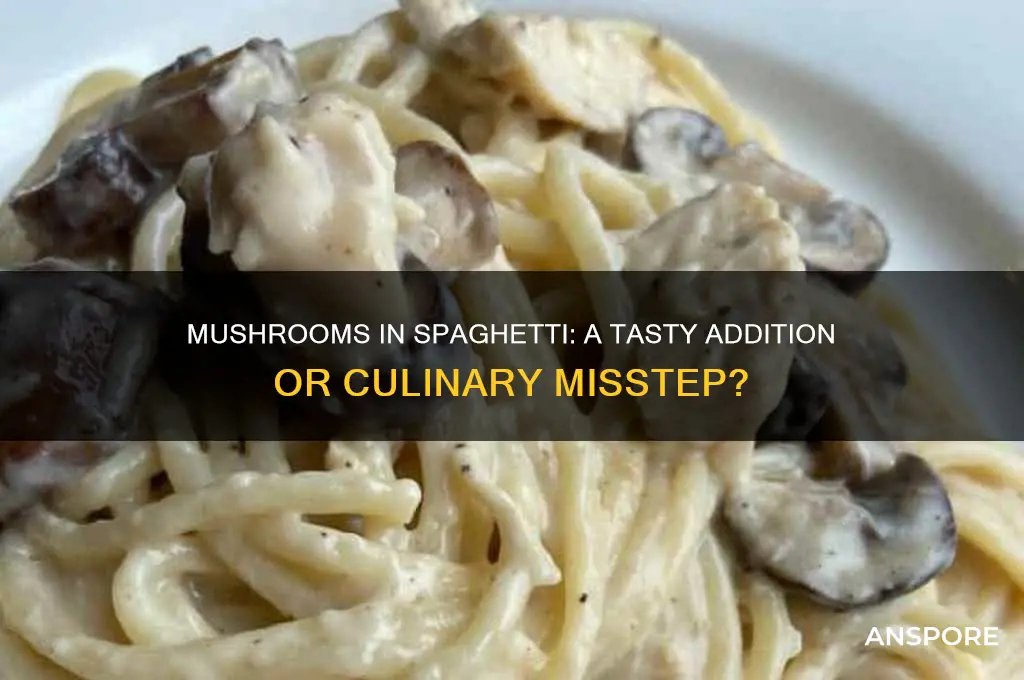 are mushrooms good in spaghetti