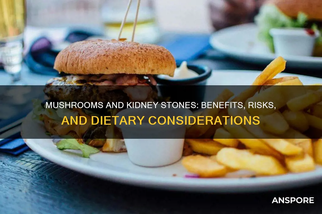 are mushrooms good or bad for kidney stones
