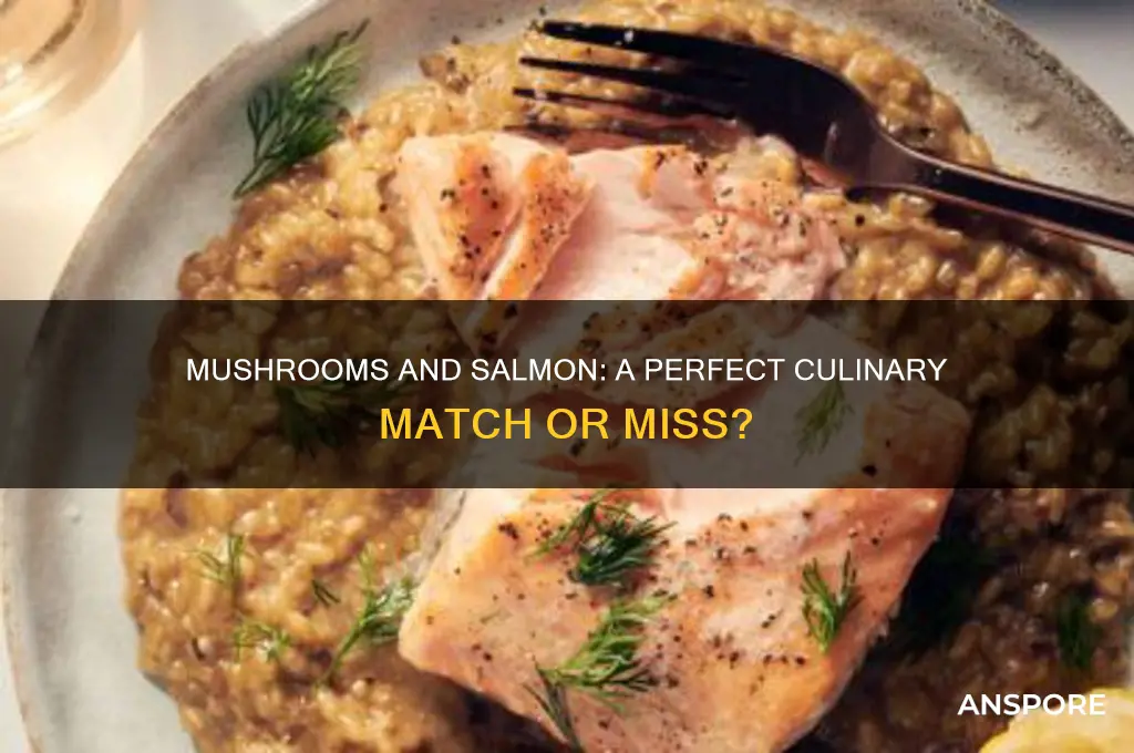 are mushrooms good with salmon