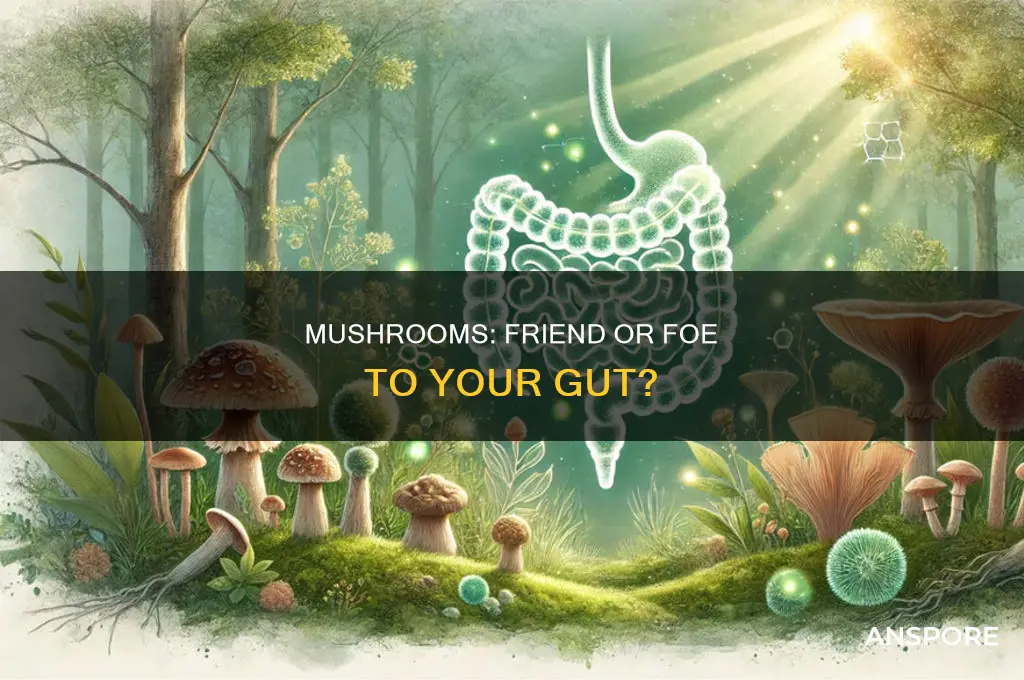 are mushrooms hard on the stomach