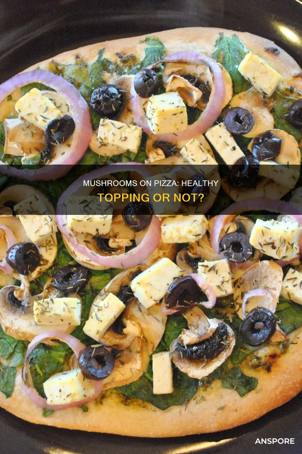 are mushrooms healthy on pizza