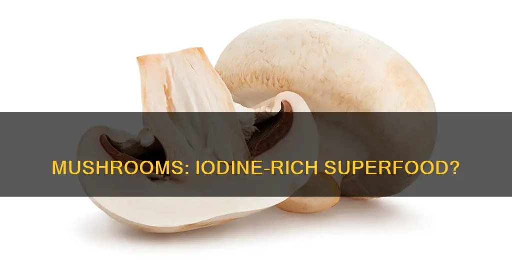 are mushrooms high in iodine