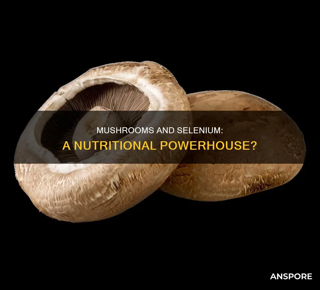 are mushrooms high in selenium