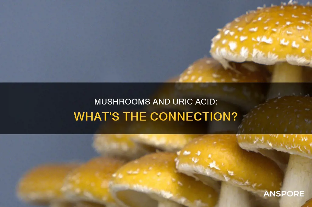 are mushrooms high in uric acid