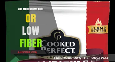 Mushrooms: High or Low Fiber Superfood?