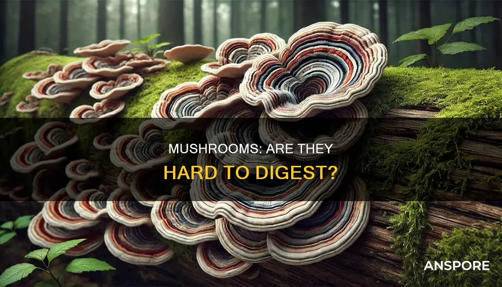 are mushrooms indigestible