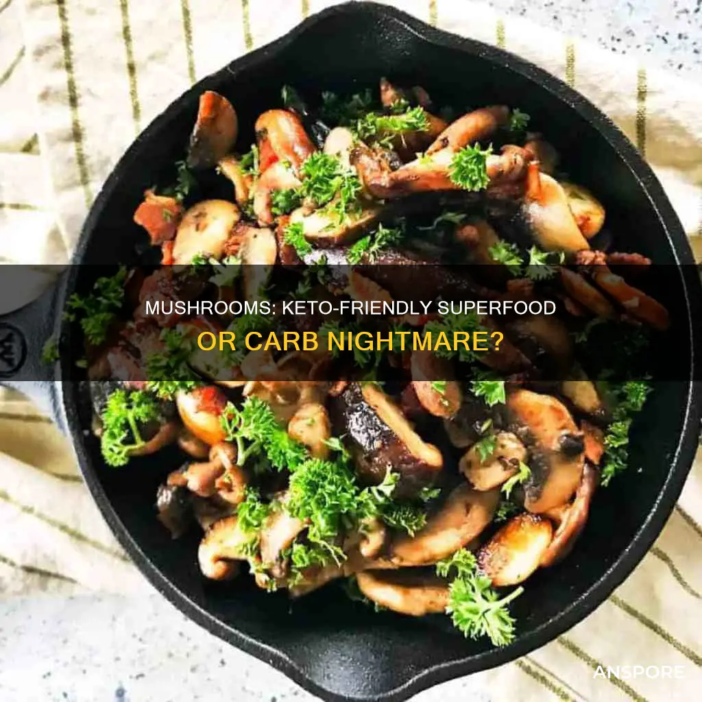 are mushrooms keto compliant