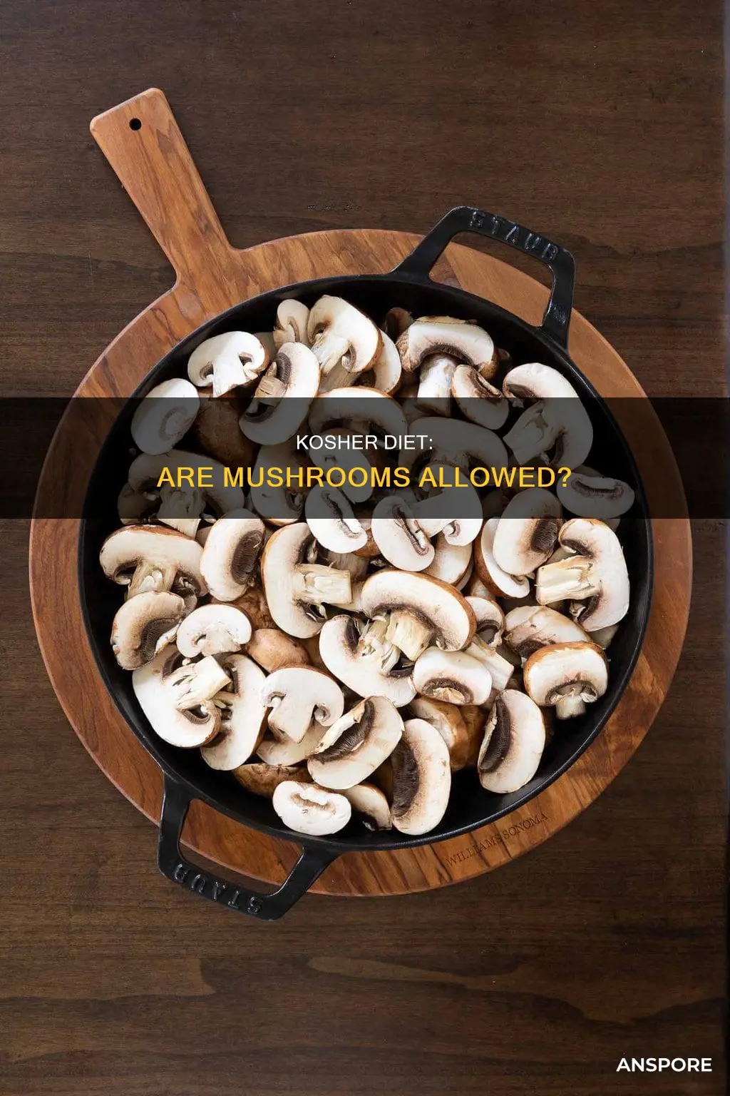 are mushrooms kosher food