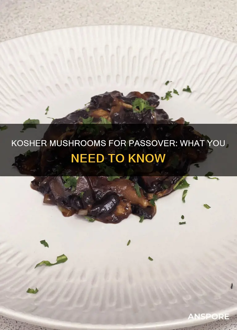 are mushrooms kosher for passover