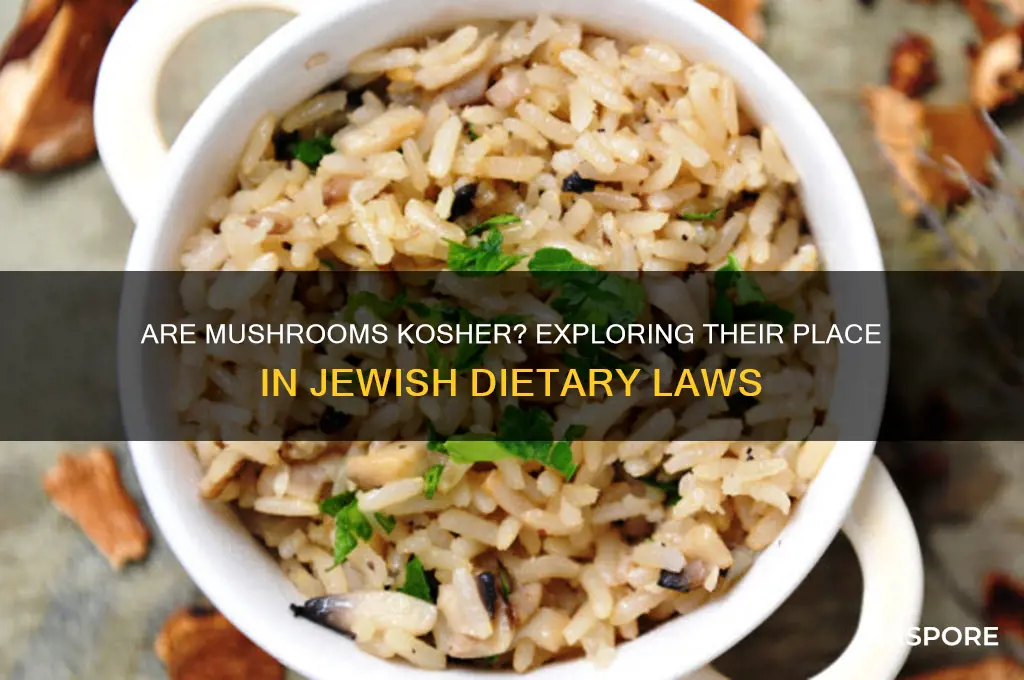 are mushrooms kosher to eat