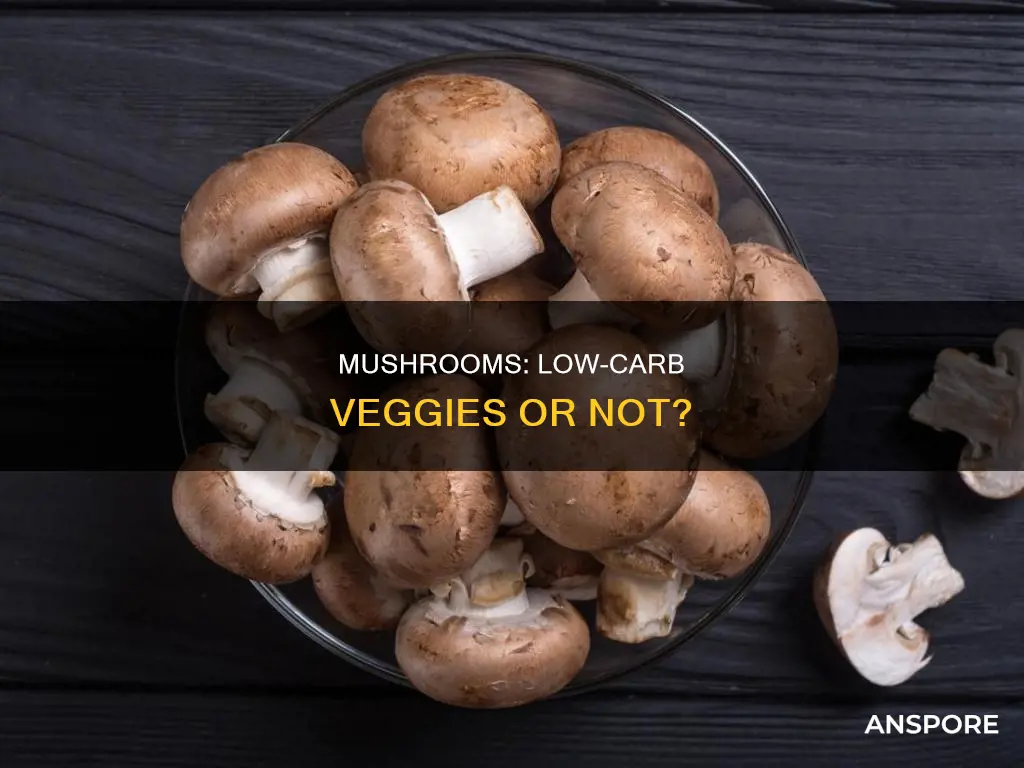 are mushrooms low carb vegetables