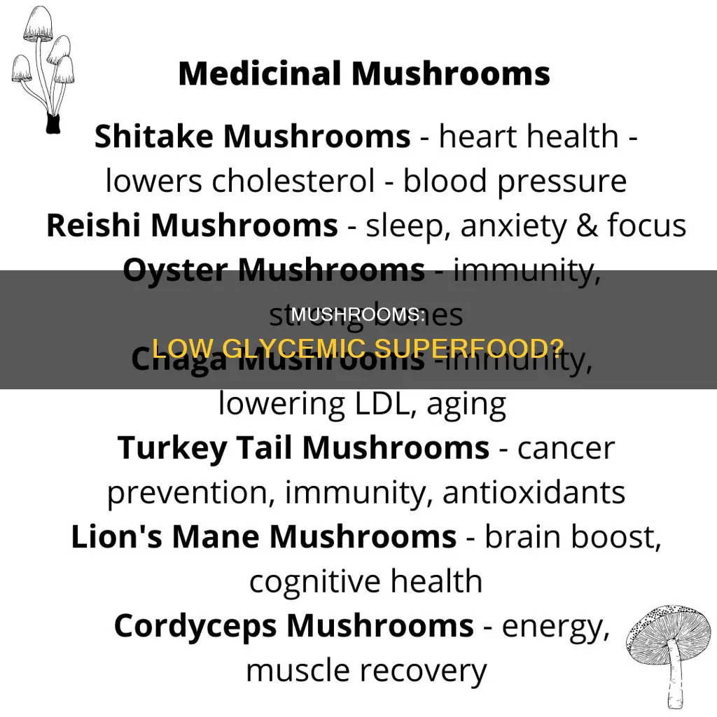 are mushrooms low glycemic