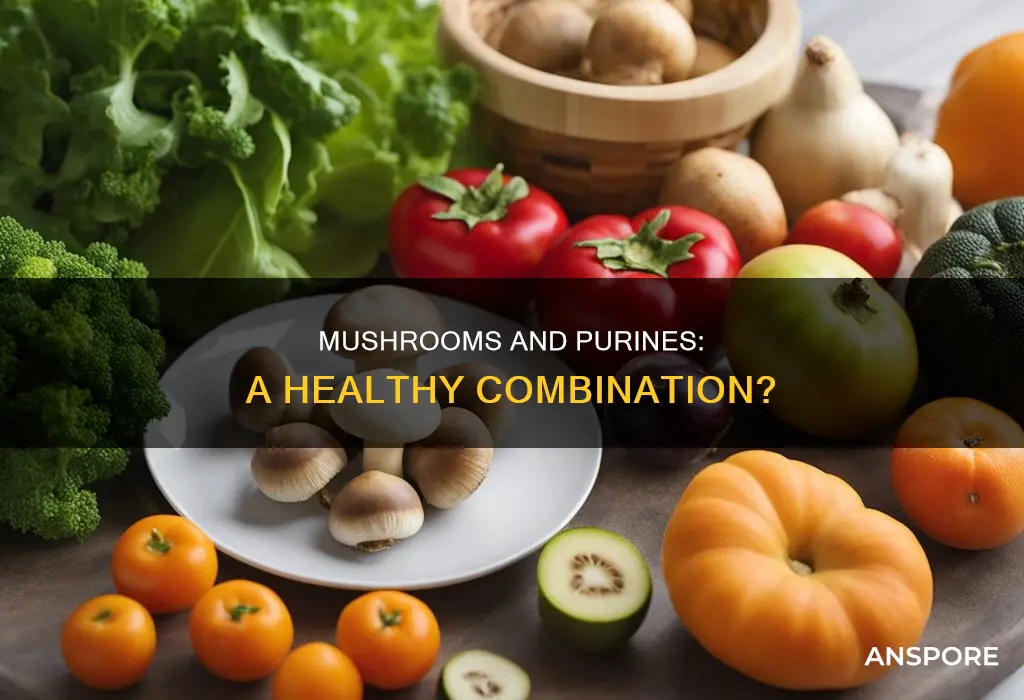 are mushrooms low in purines