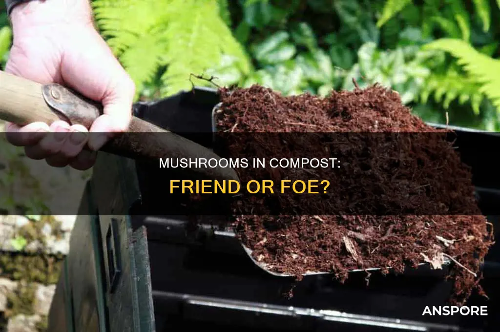 are mushrooms ok in a compost pile