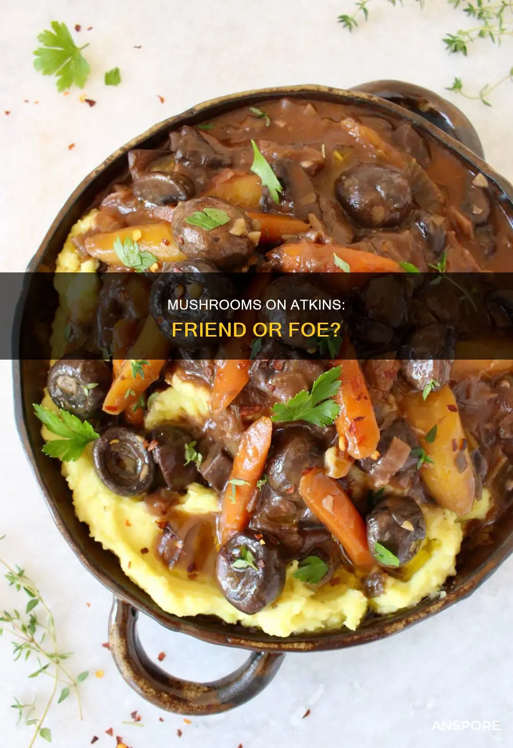 are mushrooms okay on atkins