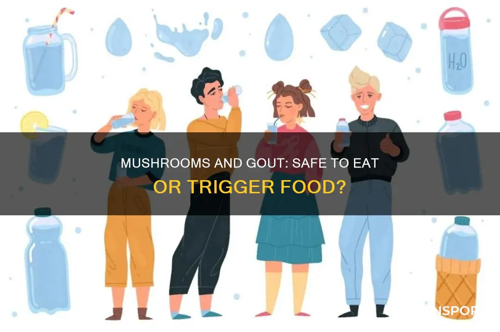 are mushrooms okay to eat with gout