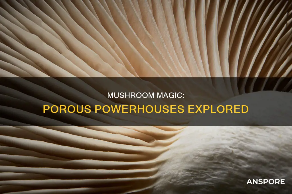 are mushrooms porous