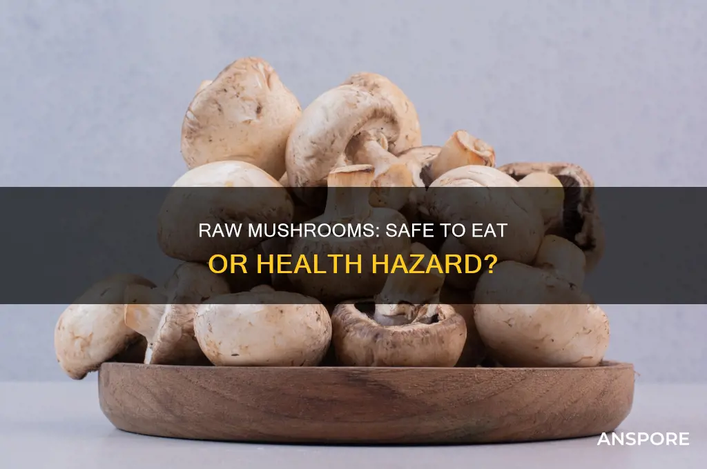 are mushrooms safe to eat raw
