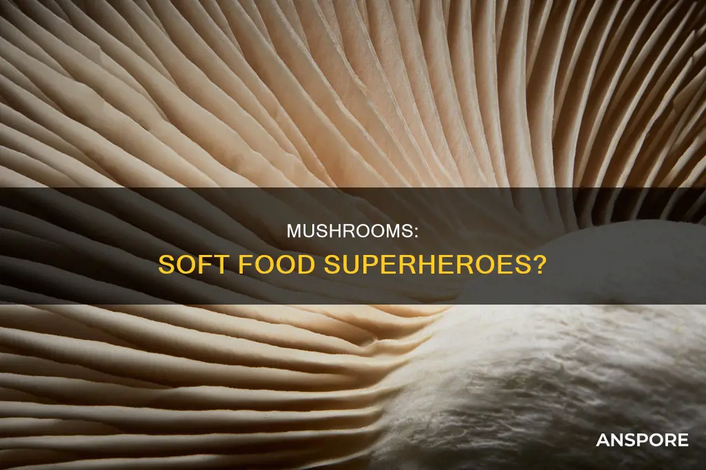 are mushrooms soft food