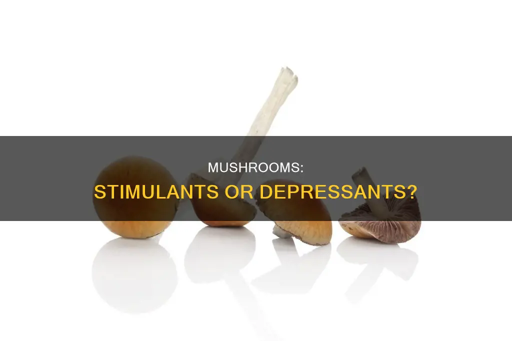 are mushrooms stimulants or depressants