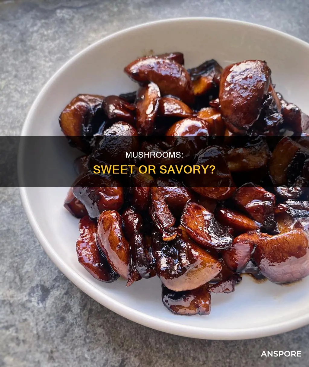 are mushrooms sweet