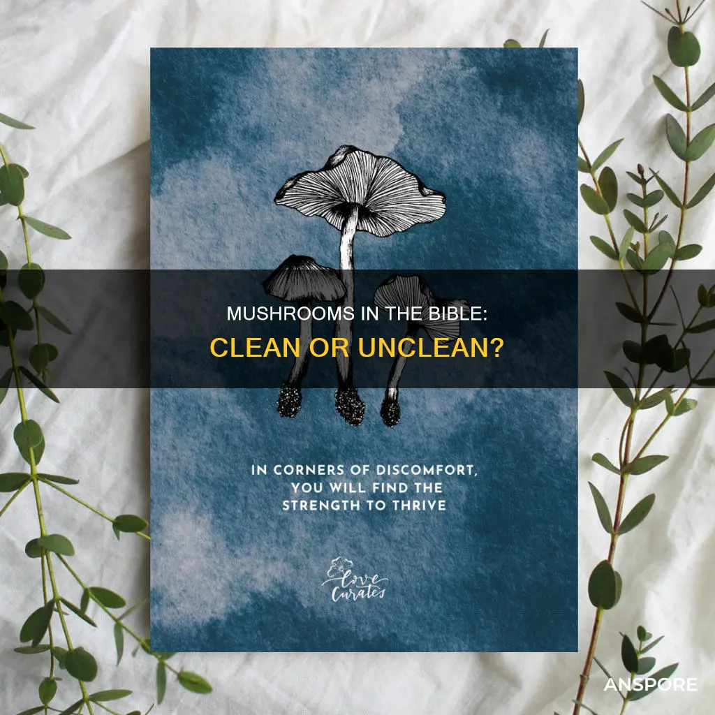 are mushrooms unclean bible
