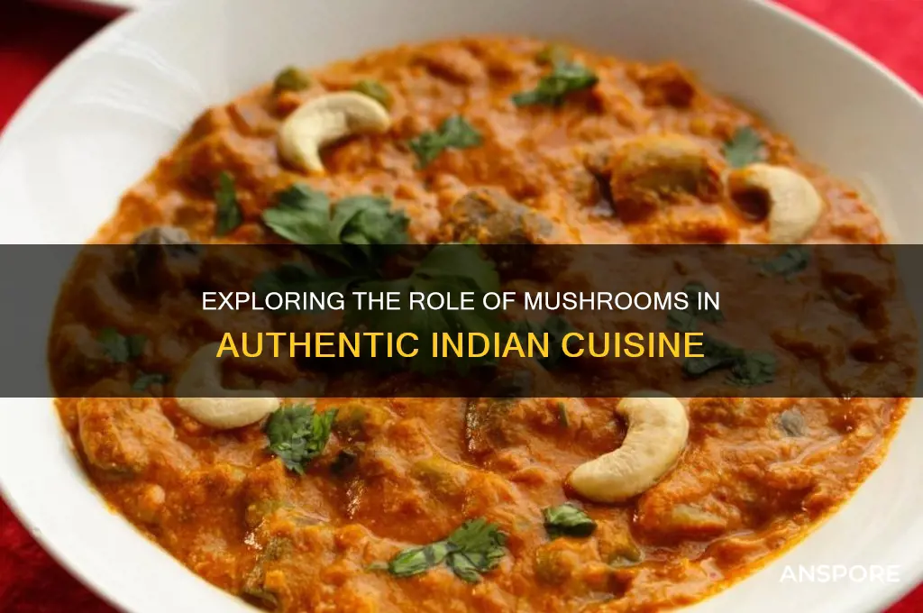 are mushrooms used in indian cooking