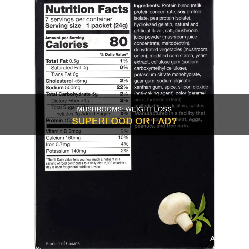 are mushrooms weight loss