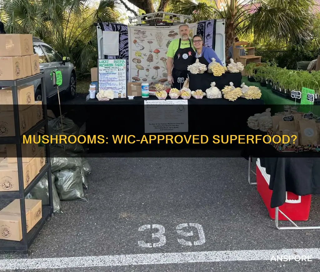 are mushrooms wic approved
