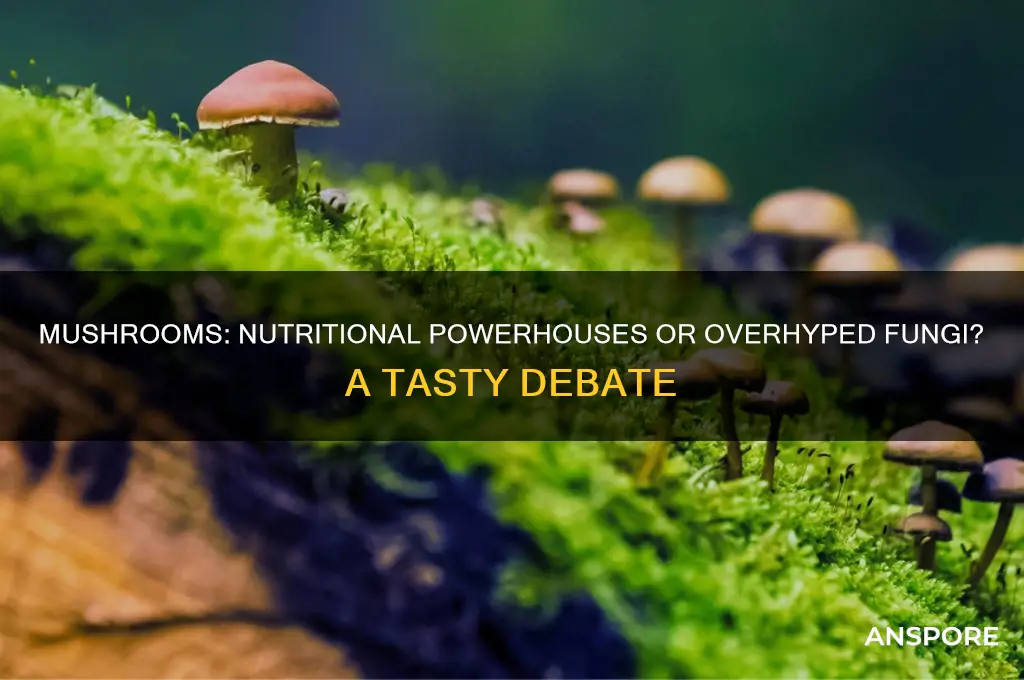 are mushrooms worth eating