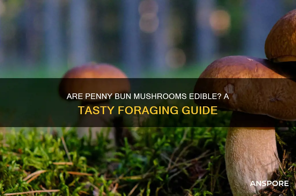 are penny bun mushrooms edible