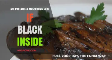 Are Blackened Portabella Mushrooms Safe to Eat? A Guide