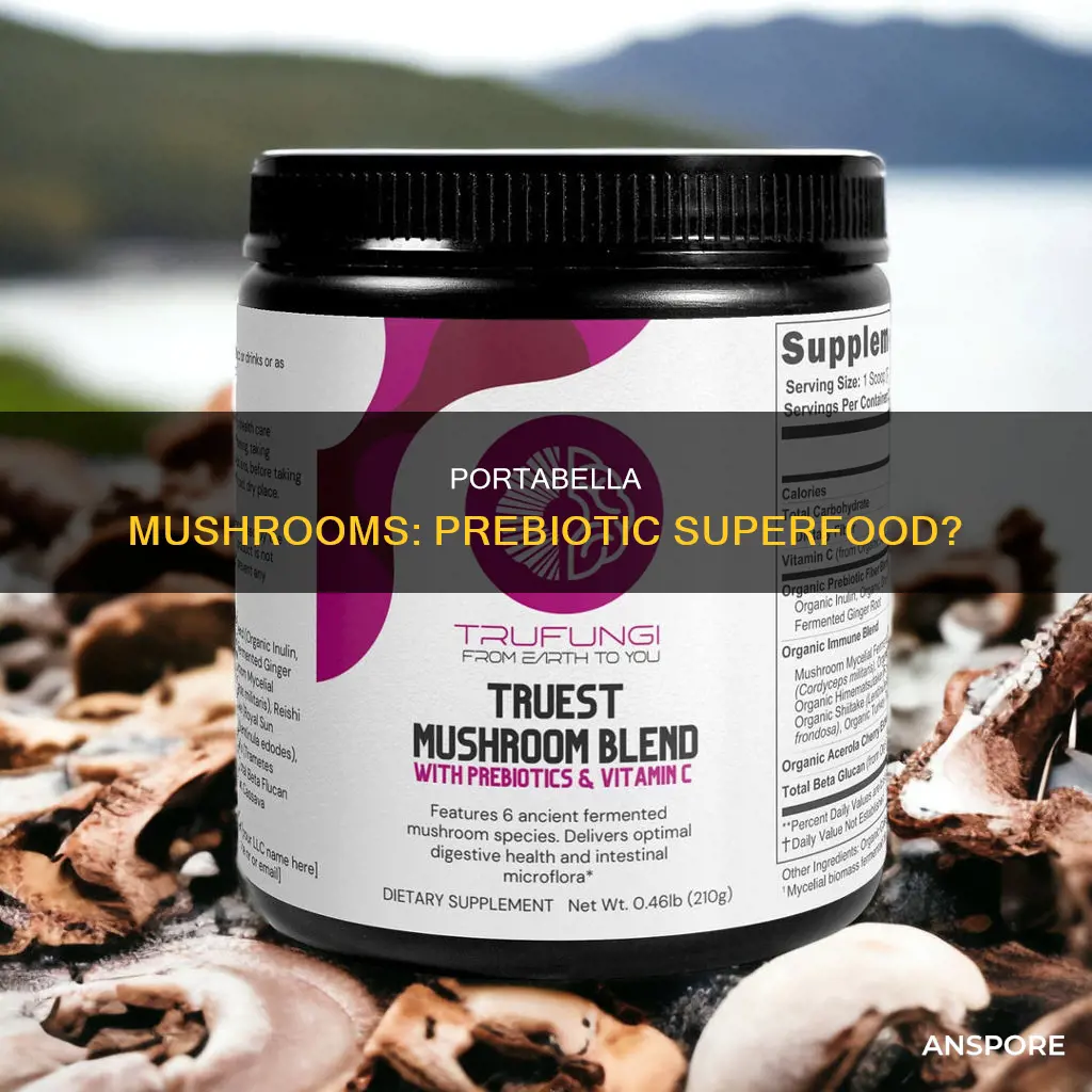 are portabella mushrooms prebiotic