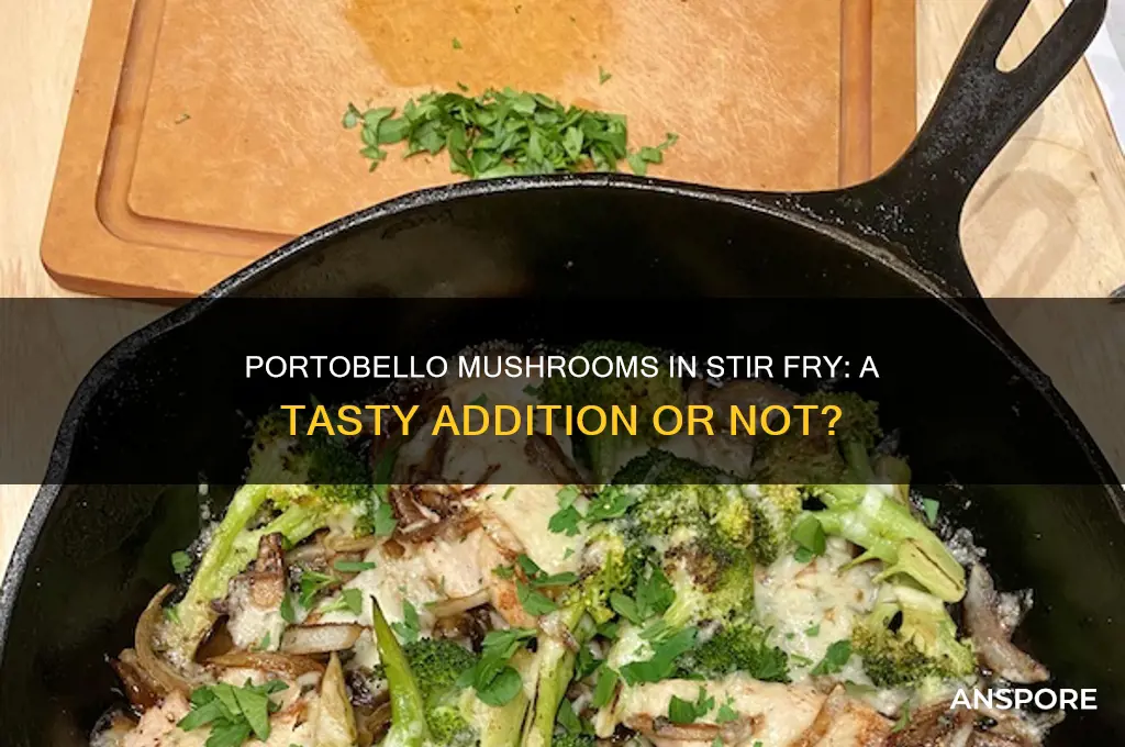 are portabello mushrooms good in stir fry recipes
