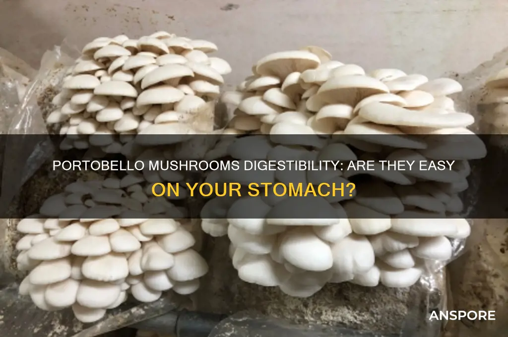 are portobello mushrooms easy to digest