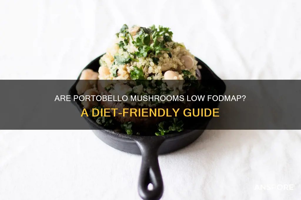 are portobello mushrooms low fodmap
