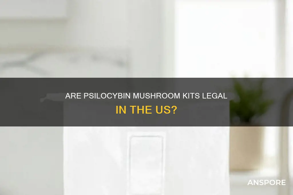 are psilicybin mushroom kits legal in the us