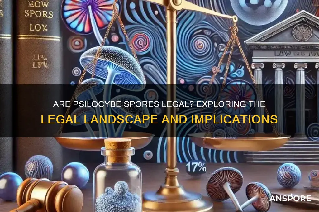 are psilocybe spores legal