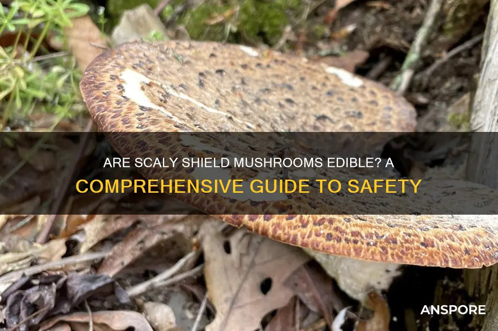 are scaly shield mushrooms edible
