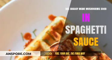 Shaggy Mane Mushrooms in Spaghetti Sauce: A Tasty Addition?