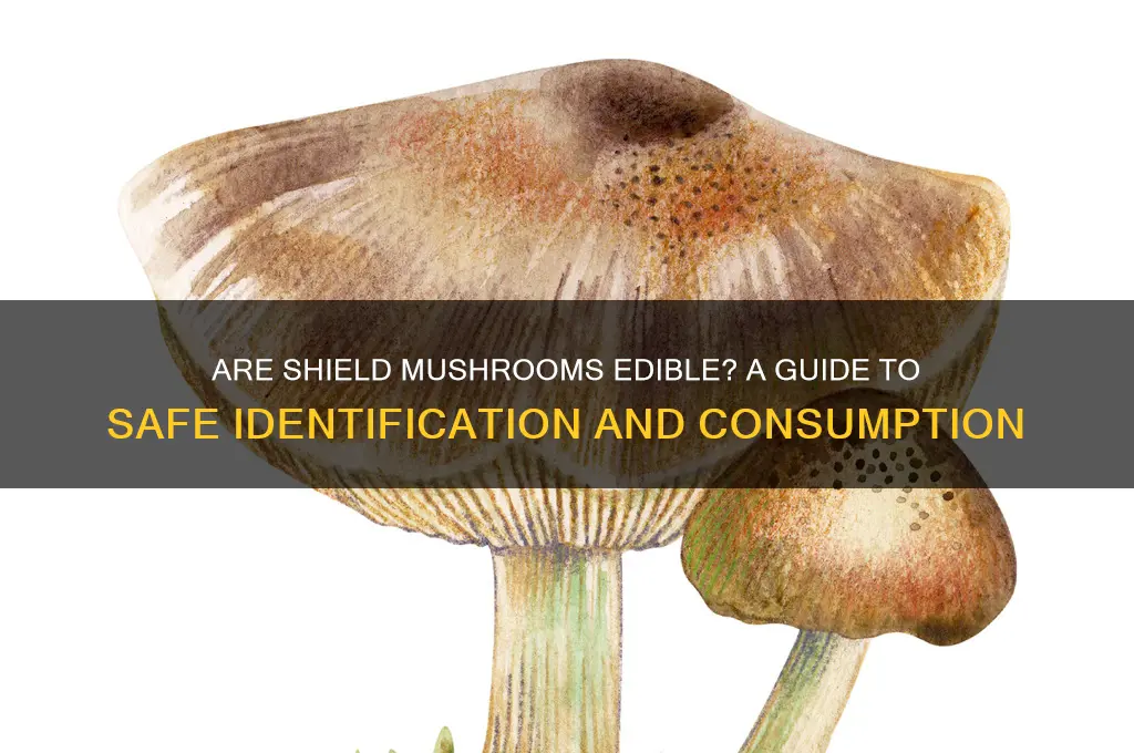 are shield mushrooms edible