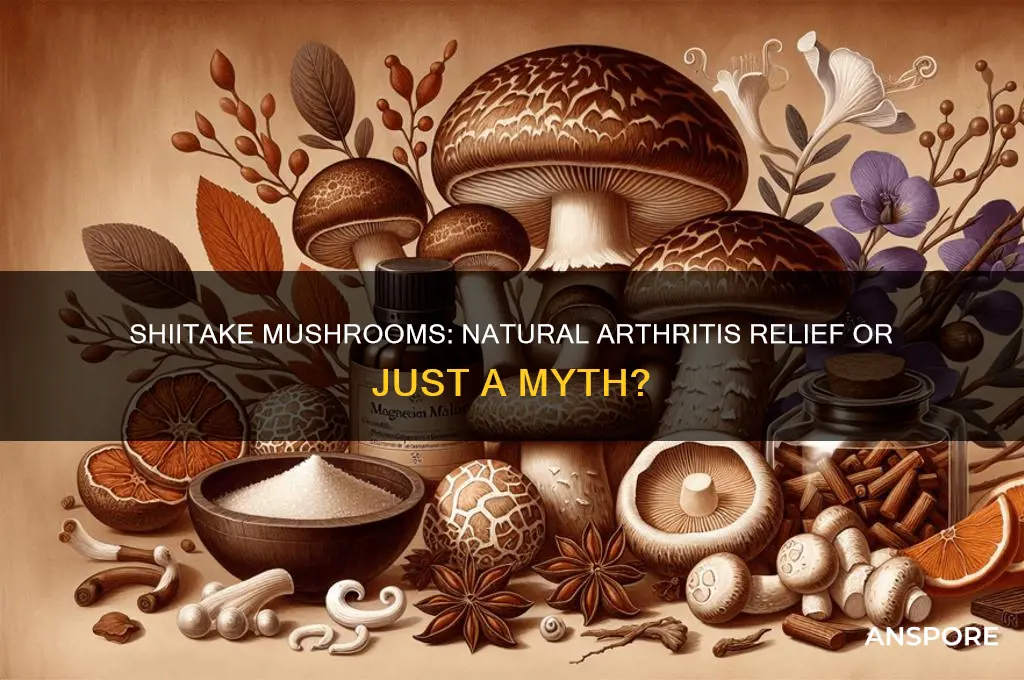 are shiitake mushroom good for arthritis