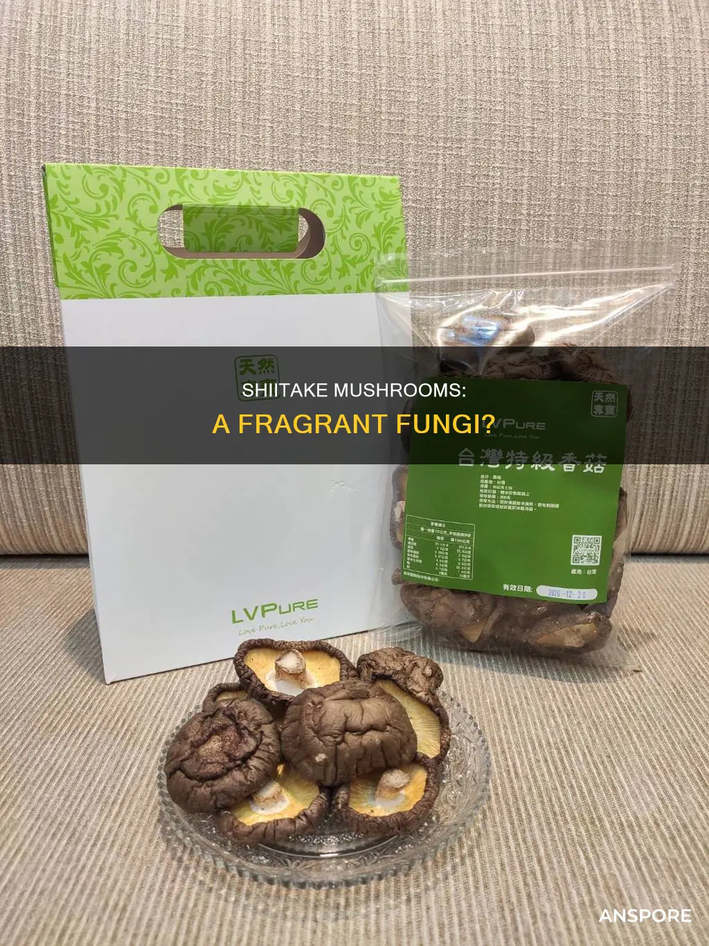 are shiitake mushrooms smell